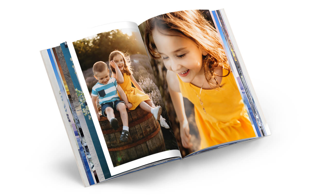 Your stories told through your photos in a Photo Book Deluxe